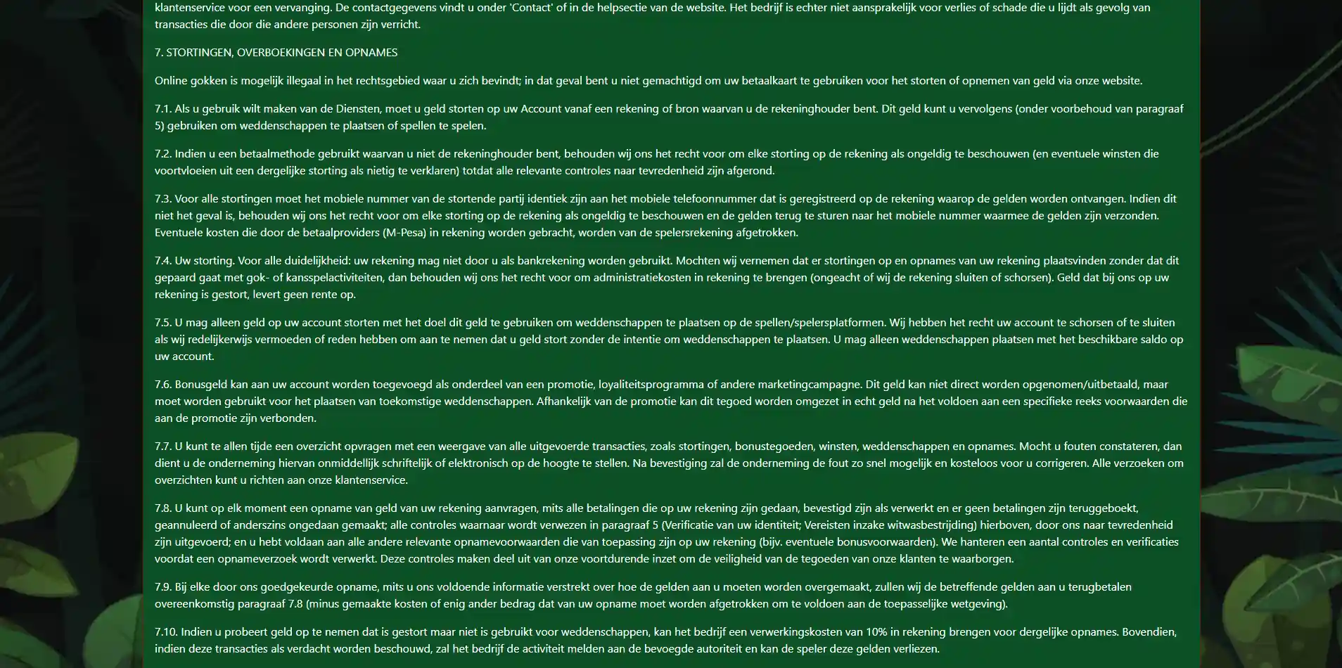 Slots Safari betaalomgeving met beschikbare betaalopties en accountinformatie